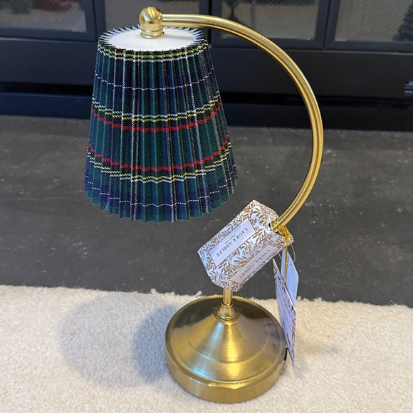 Laura Ashley Plaid Lamp - Picture 2 of 9